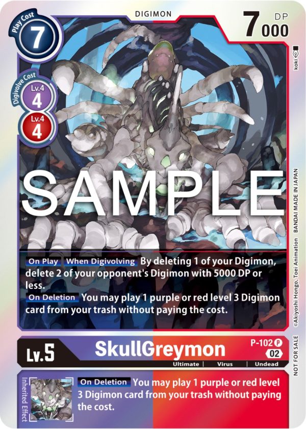 SkullGreymon [P-102] (Limited Card Pack Ver.2) [Promotional Cards] Online