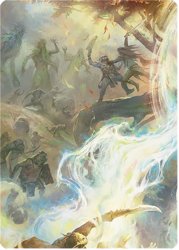 Arboreal Alliance Art Card [The Lord of the Rings: Tales of Middle-earth Art Series] Sale