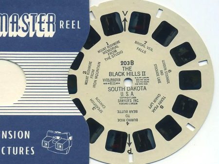 Black Hills of South Dakota U.S.A. - View-Master Printed Reel - vintage - (REL-203b) Discount