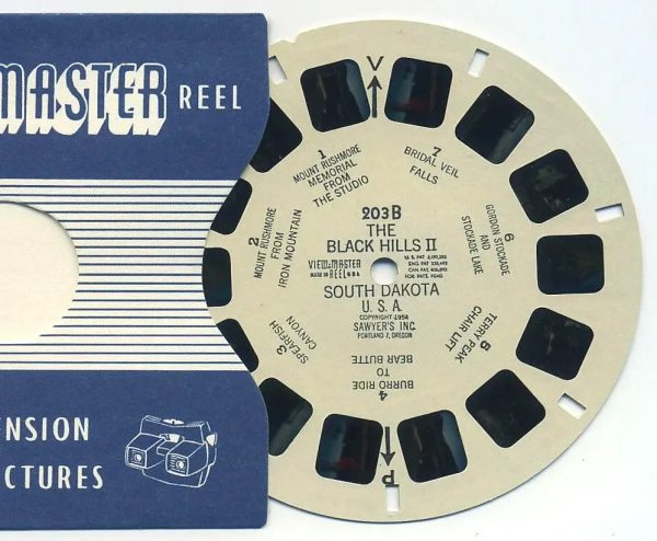 Black Hills of South Dakota U.S.A. - View-Master Printed Reel - vintage - (REL-203b) Discount