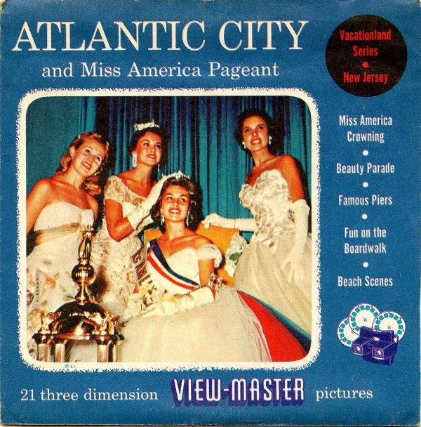 Atlantic City -  View-Master - 3 Reel Packet - 1950s views - Vintage - (PKT-ATLA-S3) For Cheap