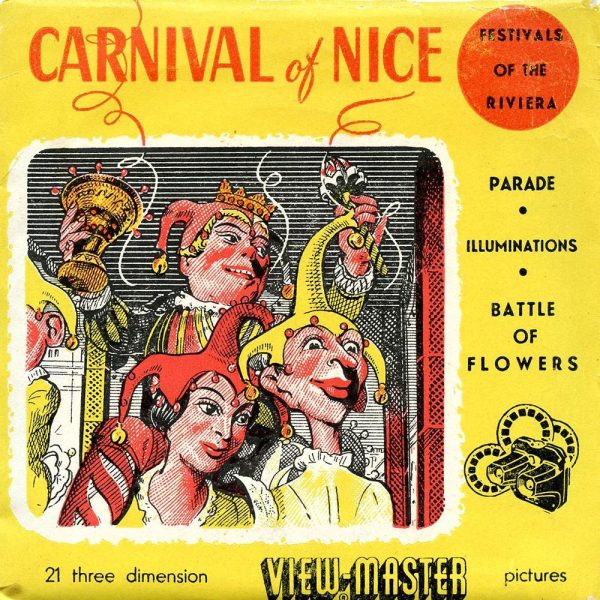 Carnival of Nice - View-Master - 3 Reel Packet - 1950s views - Vintage (ECO-CAR-NICE-BS3D) Online now