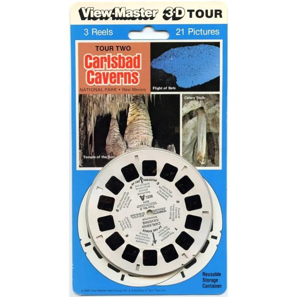 Carlsbad Caverns - National Park - Set 2 -  View-Master 3 Reel Set on Card - NEW - (VBP-5074) Online Sale