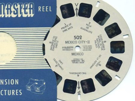 Mexico City - II - Mexico - View-Master Printed Reel - vintage - (REL-502) Sale