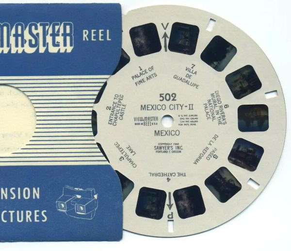 Mexico City - II - Mexico - View-Master Printed Reel - vintage - (REL-502) Sale