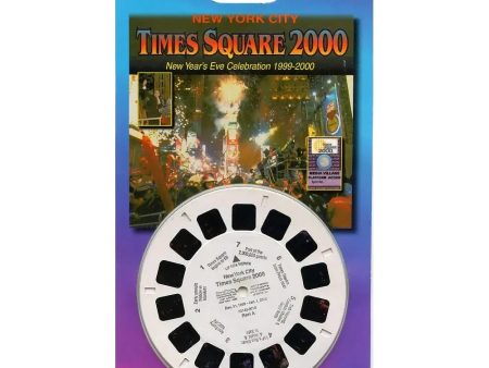 Times Square 2000 - New Year s Eve Celebration 1999-2000 - View-Master 3 Reel Set on Card - NEW - (VBP-3143) Cheap