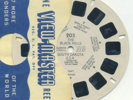 Black Hills of South Dakota U.S.A. - View-Master Printed Reel - 1950 - vintage - #203 Sale