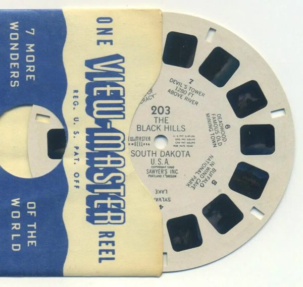 Black Hills of South Dakota U.S.A. - View-Master Printed Reel - 1950 - vintage - #203 Sale