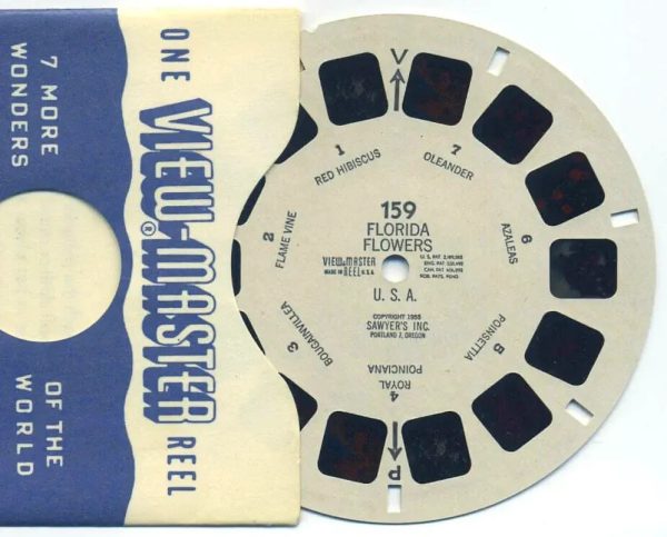 Florida - Flowers - U.S.A. - View-Master Single Reel - 1955 - vintage - 159 Sale