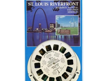 St. Louis Riverfront Jefferson National Expansion Memorial - View-Master 3 Reel Set on Card - NEW - (VBP-5365) For Sale