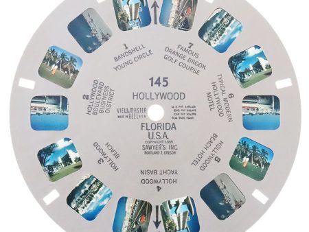 Hollywood Florida U.S.A. - View-Master Single Reel - 1955 - vintage - 145 For Cheap