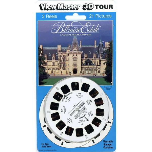 Biltmore Estate - View-Master 3 Reel Set on Card - NEW - 5423 Discount