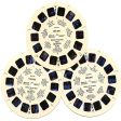 England - Coin & Stamp - View-Master - Vintage - 3 Reel Packet - 1960s views - (PKT-B156-S6sc) For Discount