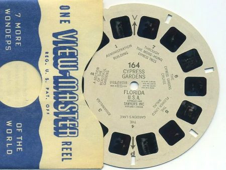 Cypress Gardens Florida, U.S.A. - View-Master Printed Reel - vintage - (REL-164) Hot on Sale