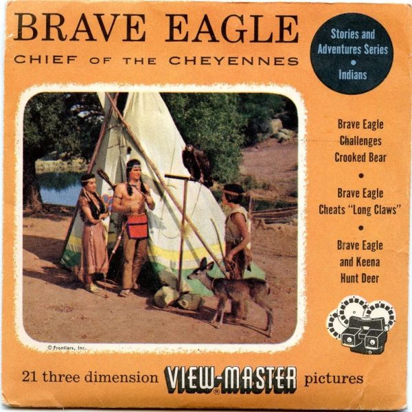 Brave Eagle - View-Master - 3 Reel Packet - 1950s - Vintage - (ECO-BRA-EAG-S3) on Sale