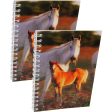 HORSE & FOAL - Two (2) Notebooks with 3D Lenticular Covers - Unlined Pages - NEW Hot on Sale