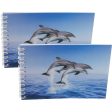 DOLPHINS JUMPING - Two (2) Notebooks with 3D Lenticular Covers - Unlined Pages - NEW Online