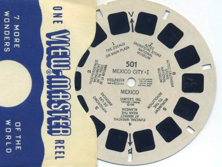 Mexico City - I - Mexico - View-Master Printed Reel - vintage - (REL-501) For Cheap