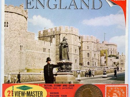 England - Coin & Stamp - View-Master - Vintage - 3 Reel Packet - 1960s views - (PKT-B156-S6sc) For Discount