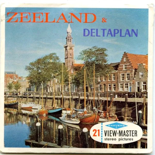 Zeeland & Deltaplan Netherlands - View-Master - 3 Reel Packet - 1960s views - vintage - (ECO-C393E-BS6) For Sale