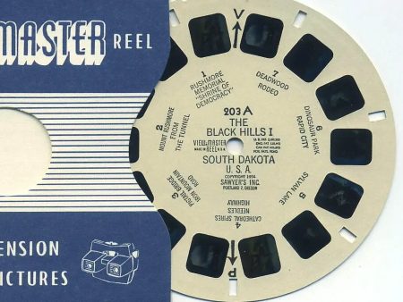 Black Hills of South Dakota U.S.A. - View-Master Printed Reel - vintage - (REL-203a) For Discount