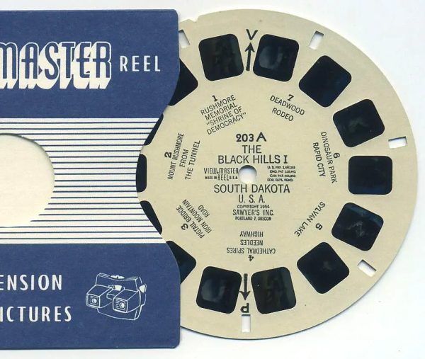 Black Hills of South Dakota U.S.A. - View-Master Printed Reel - vintage - (REL-203a) For Discount