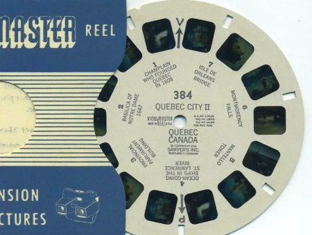 Quebec City II Canada - View-Master Printed Reel - vintage -1948  (REL-384) Discount