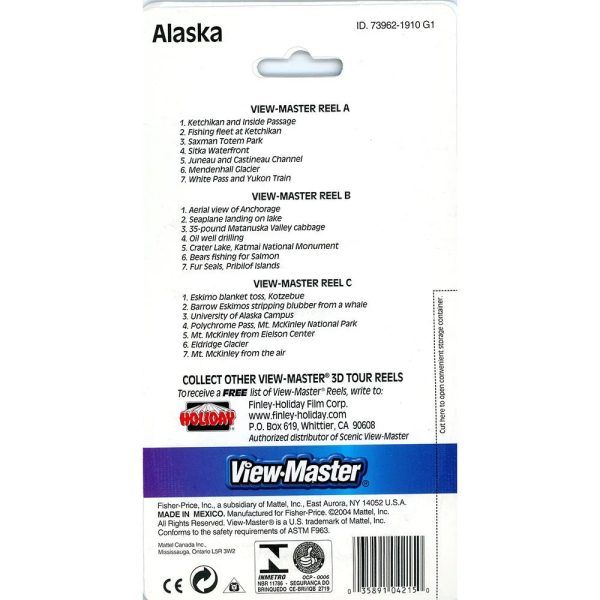 Historic Alaska - View-Master 3 Reel Set on Card - NEW - (VBP-3962) For Discount