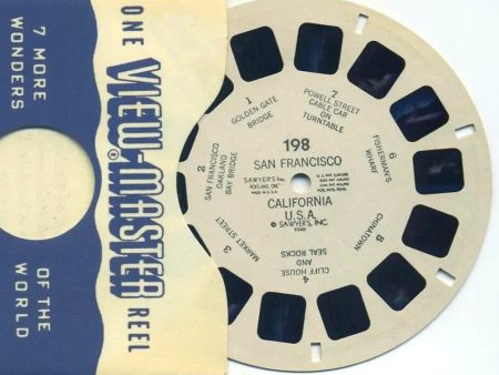 San Francisco California U.S.A. - View-Master Printed Reel - vintage - (REL-198) For Sale