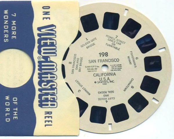 San Francisco California U.S.A. - View-Master Printed Reel - vintage - (REL-198) For Sale