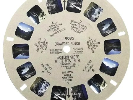 Crawford Notch Eastern Slope White Mtns, N.H. - View-Master - Vintage - 1948 (No.9035) Supply