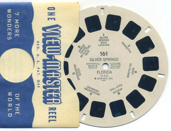 Silver Springs Florida, U.S.A. - View-Master Printed Reel - 1948 - vintage - (REL-161) For Discount