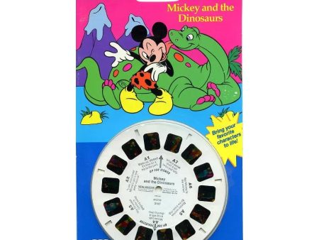 Mickey Mouse and the Dinosaurs - View-Master 3 Reel Set on Card - NEW - (VBP-3157) Online Sale