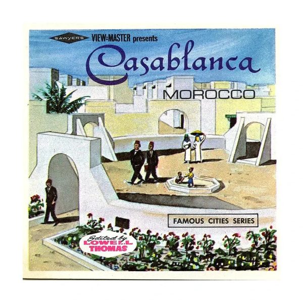 Casablanca - Moracco, North Africa - View-Master 3 Reel Packet - 1970s Views - vintage  (PKT-B101-S6A) Online Hot Sale