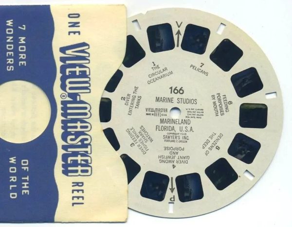 Marine Studios Marineland, Florida, U.S.A. - View-Master Printed Reel - vintage - (REL-166) For Discount