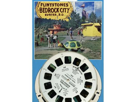 Flintstones Bedrock City - View-Master 3 Reel Set on Card - NEW - (VBP-5099) Hot on Sale