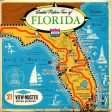 Florida - Map variant - View-Master - 3 Reel Packet - 1960s views -  Vintage - (ECO-A960-S6A) Online Hot Sale