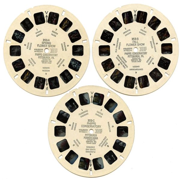 Phipps Conservatory - View-Master 3 Reel Packet - 1950s view - vintage - (PKT-PHIPPS-S2) Online