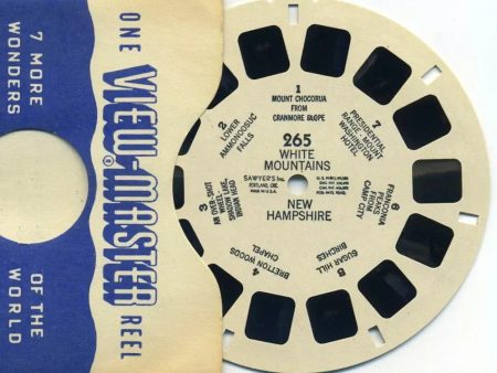 White Mountains, New Hampshire - View-Master Printed Reel - vintage - (REL-265) Online Hot Sale