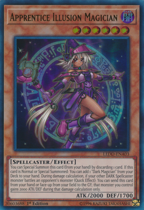 Apprentice Illusion Magician [LEDD-ENA03] Ultra Rare Hot on Sale