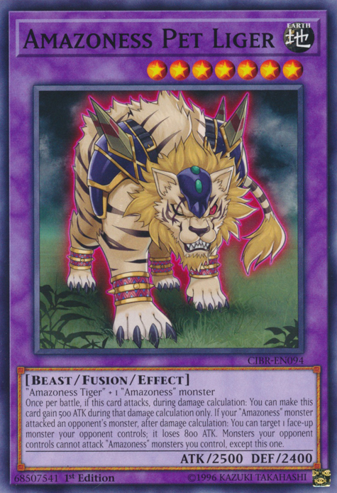 Amazoness Pet Liger [CIBR-EN094] Common Supply