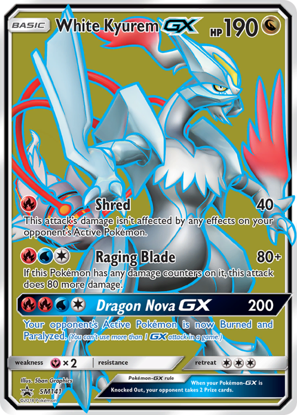 White Kyurem GX (SM141) [Sun & Moon: Black Star Promos] Hot on Sale