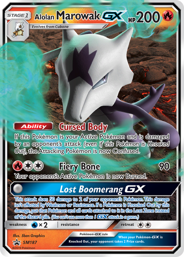 Alolan Marowak GX (SM187) [Sun & Moon: Black Star Promos] Online Sale