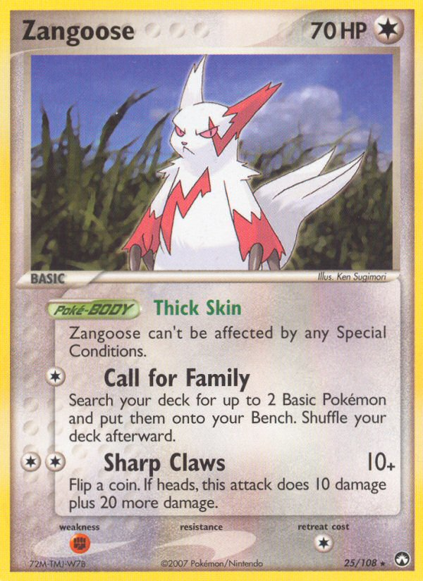 Zangoose (25 108) [EX: Power Keepers] Sale