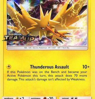 Zapdos (SM159) (Staff) [Sun & Moon: Black Star Promos] For Cheap