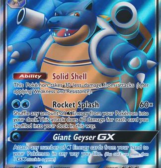 Blastoise GX (SM189) (Jumbo Card) [Sun & Moon: Black Star Promos] Cheap