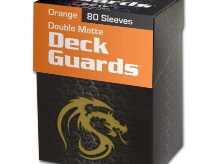 BCW Deck Guard Boxed Sleeves (80) Orange Discount