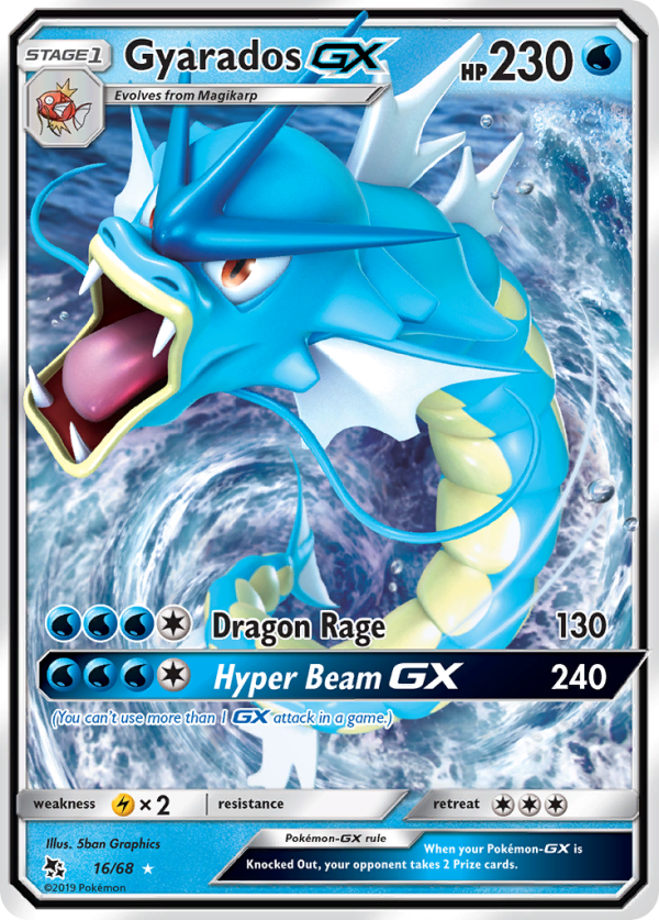 Gyarados GX (16 68) [Sun & Moon: Hidden Fates] For Cheap