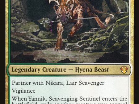 Yannik, Scavenging Sentinel [Commander 2020] Online now