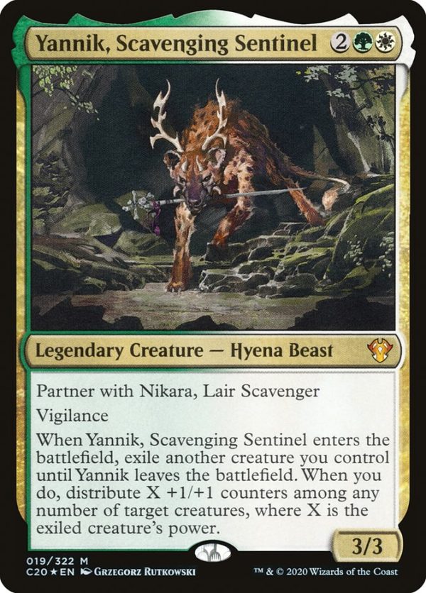 Yannik, Scavenging Sentinel [Commander 2020] Online now